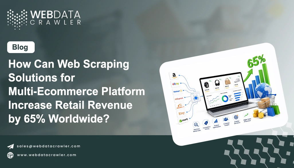 How Can Web Scraping Solutions for Multi-Ecommerce Platform Increase Retail Revenue by 65% Worldwide?